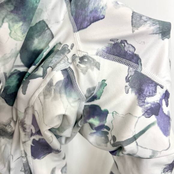 Athleta Mudra Watercolor Floral Leggings Ankle | Size: Medium - Picture 7 of 11